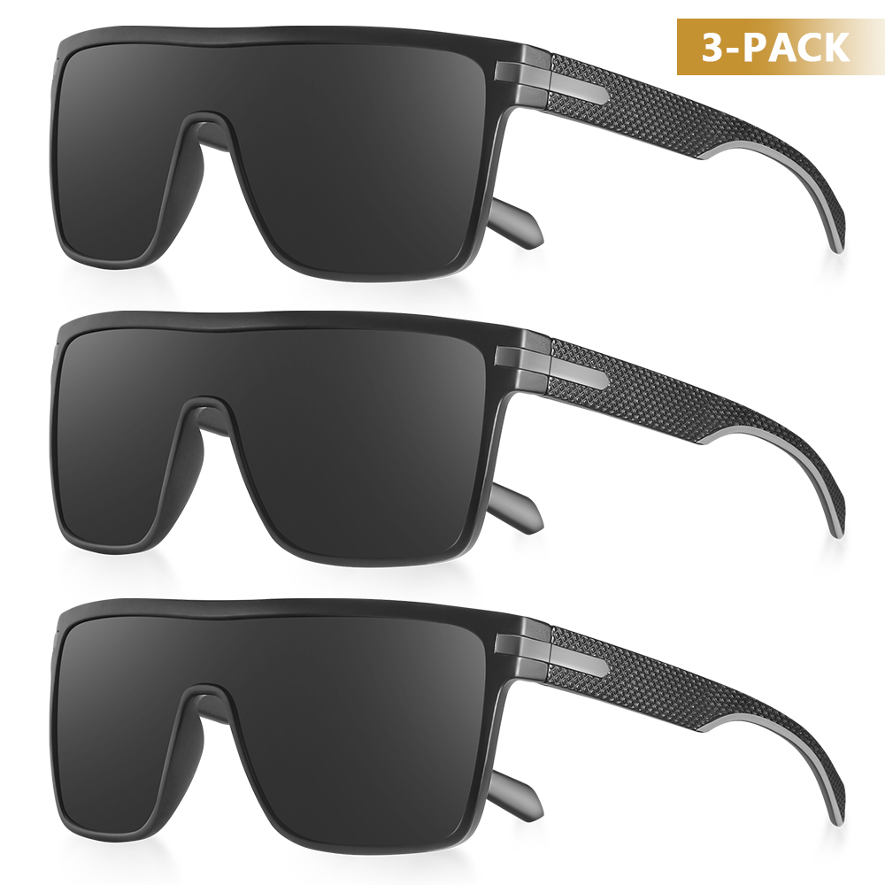 CRIXALIS Moda Polarizada Óculos de Sol Para Homens Quadrados Oversized Anti Glare Driver Espelho Óculos de Sol Mulheres UV400 Óculos Masculino: Ciano