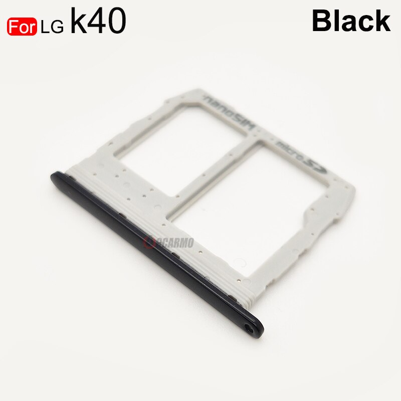 Aocarmo ersatzteil für lg  k40 / k12 plus  k12+  sim- und sd-kartenleserhalterung, steckplatz  x420em