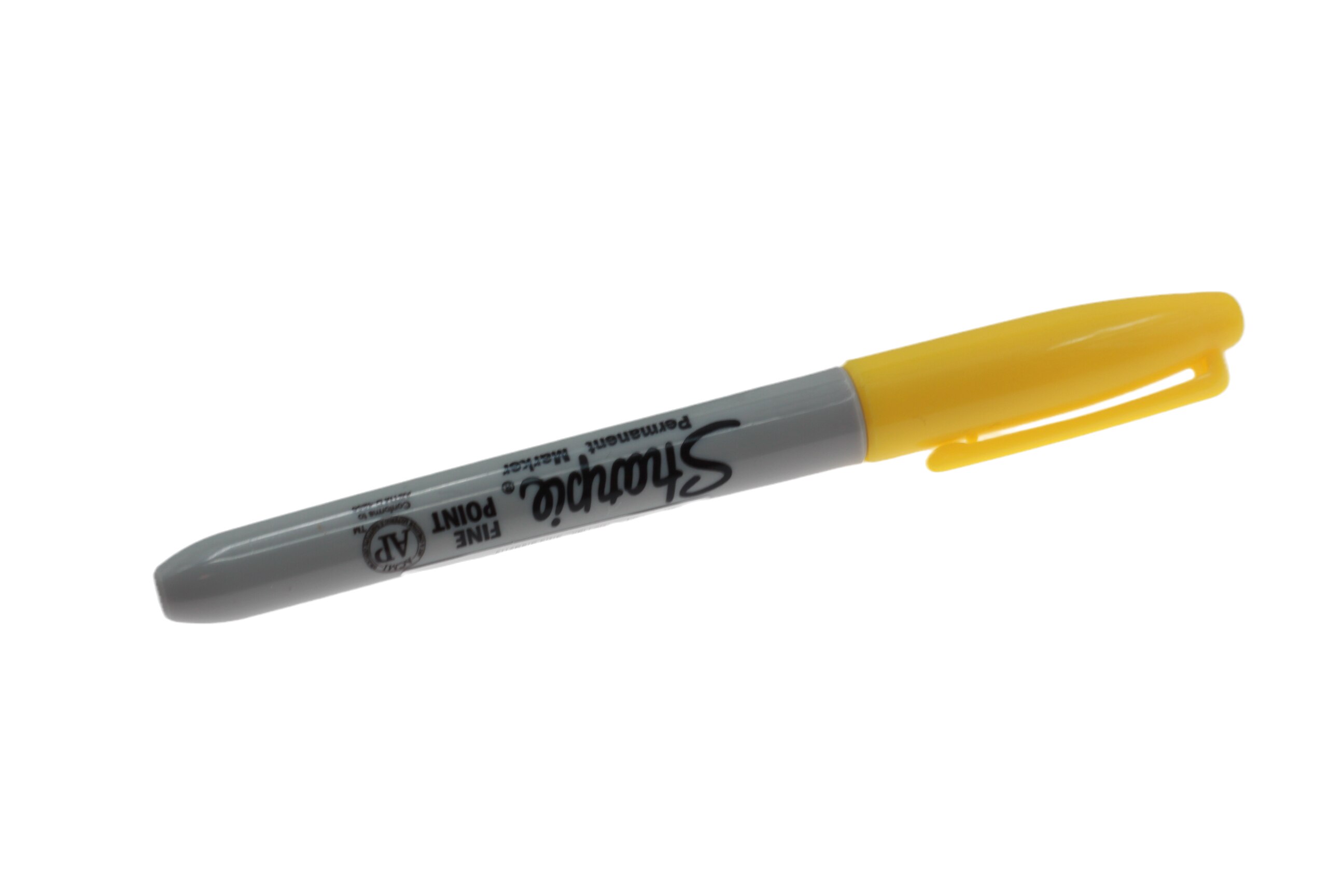 1pc Sharpie/mini Sharpie PenNormal Pen not Gimmick Pen Black Marker Pen for Magician Magic Accessories Close Up Tricks Accessory: Yellow