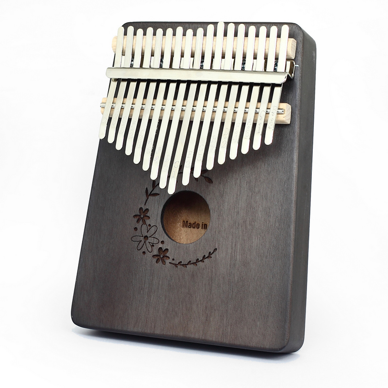 Soitin paras ja hinta mahonki runko puinen 17 näppäintä kalimba peukalo piano solid sormi piano for: Kukkivat kukat