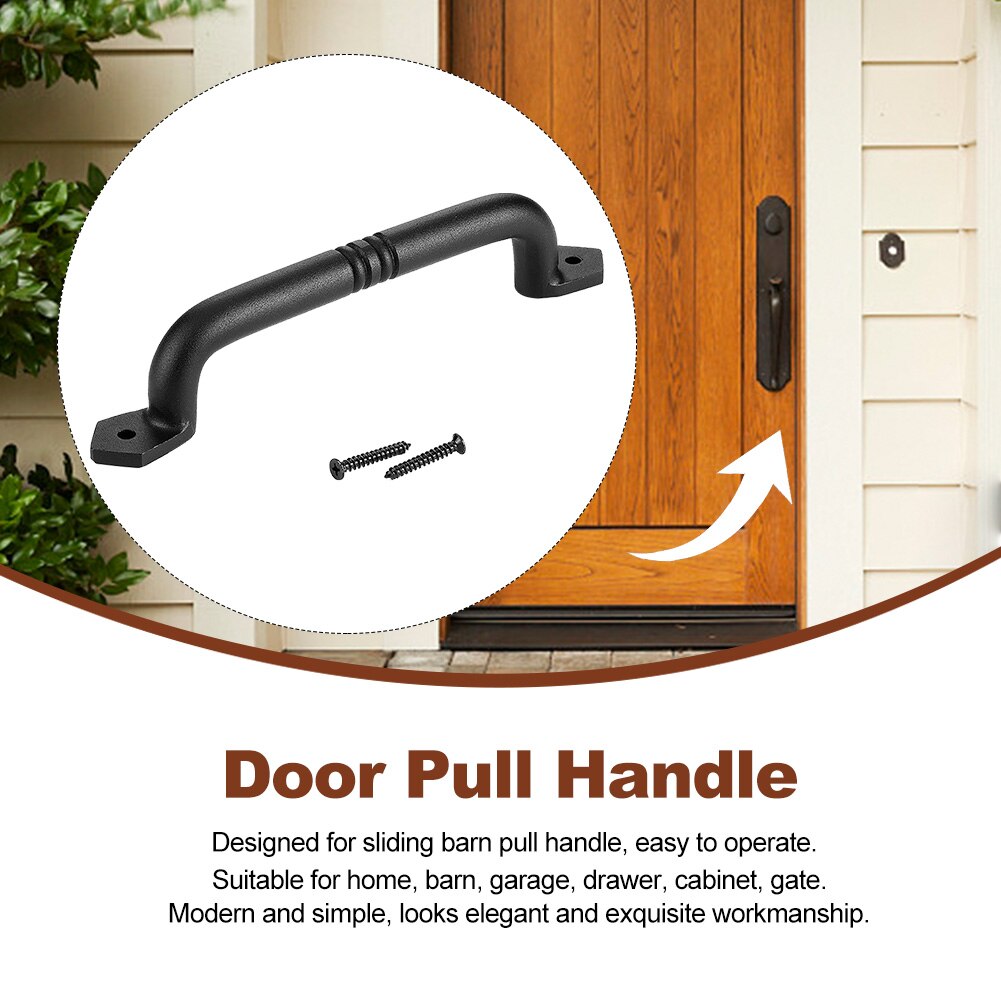 Carbon Steel For Sliding Barn Fence Modern Simple Gate Easy Install Closet Multifunction With Screws Door Pull Handle Drawer