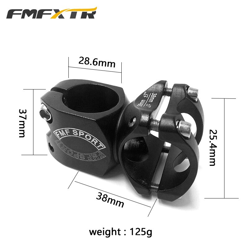 25.4mm/31.8mm Bicycle Stem 38 60 80 90mm High-Strength Lightweight Bike Stem for XC AM MTB Mountain Road Bike Bicycle part: 25.4X38mm