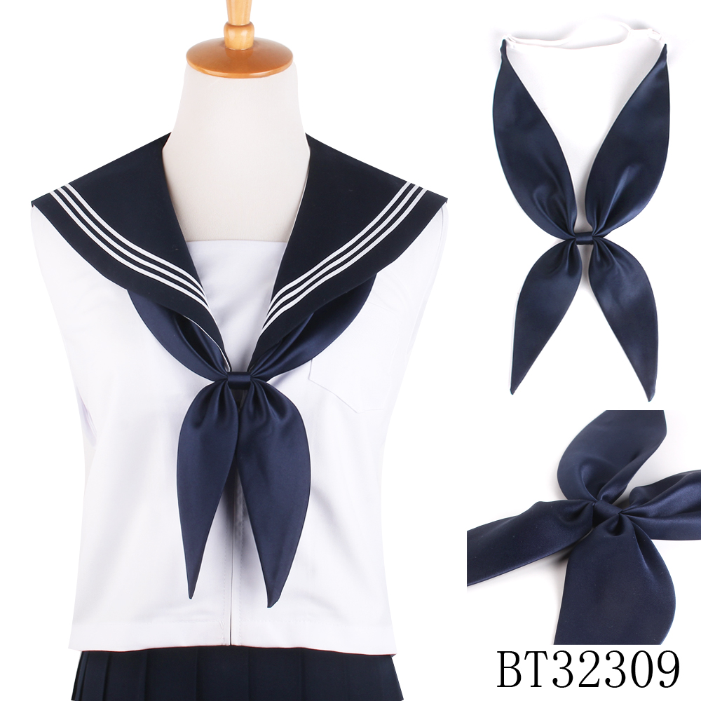 Dames vlinderdas Klassieke shirts Vlinderdas voor dames Zakelijk Strik Student Effen strikjes JK Vlinder Meisjespakken Strikjes: Sky Blue