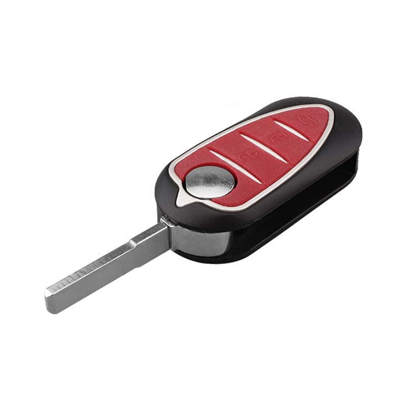 1 kpl 3 -painikkeinen auton kaukosäätimen avaimen kuorikotelo leikkaamaton autoavaimen vaihto, sopii alfa romeo mito 159 gta -autoon