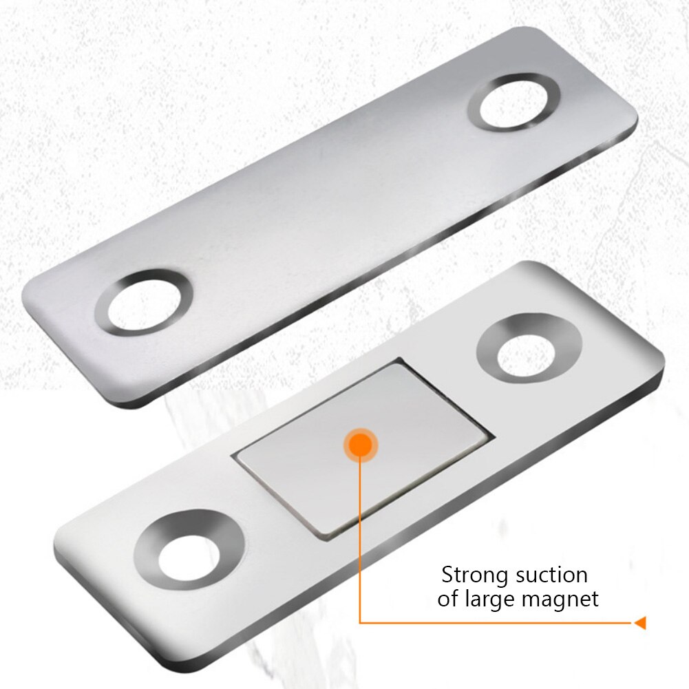 2 Stks/set Magnetische Kabinet Vangt Magneet Deur Stopt Verborgen Deurdranger Met Schroef Voor Kast Kast Meubels Hardware