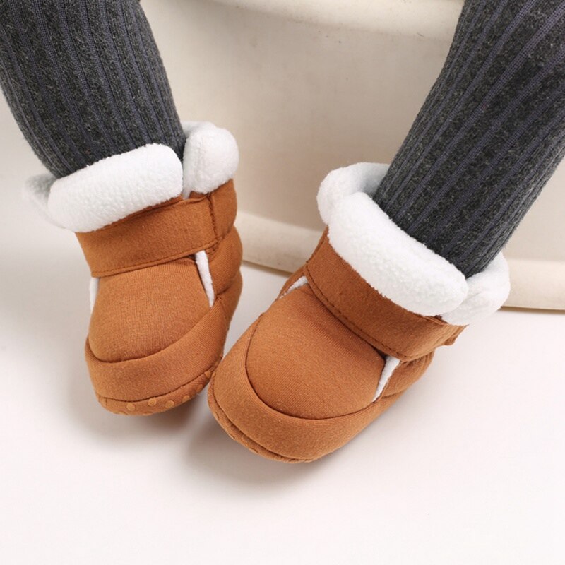 Baby Girls Boys Shoes of Winter Thicken Cotton Soft Sole Bootie Shoes Winter Boot Shoes Frist Walking Shoe