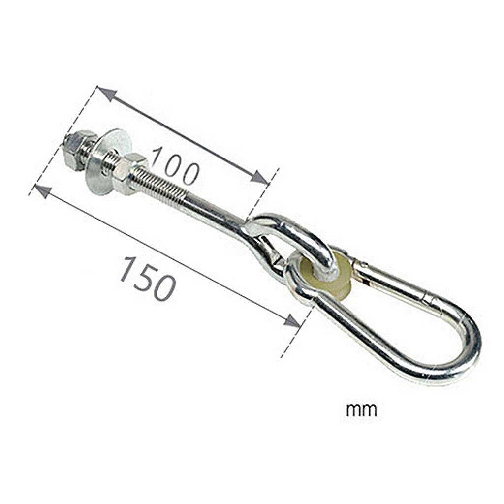 Swing Thread Hook Game Yoga Sets Ceiling Mount Lock Safety Seat