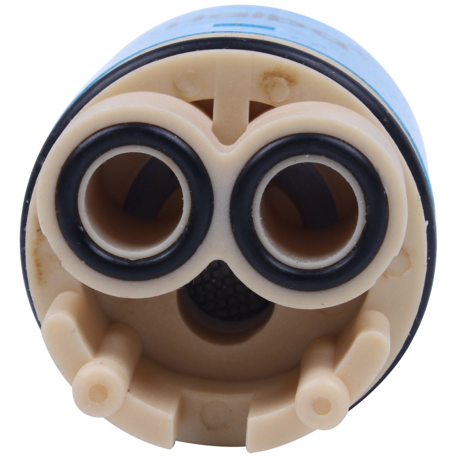 Blue Ivory Plastic 35mm Diameter Water Tap Faucet Cartridge Valve