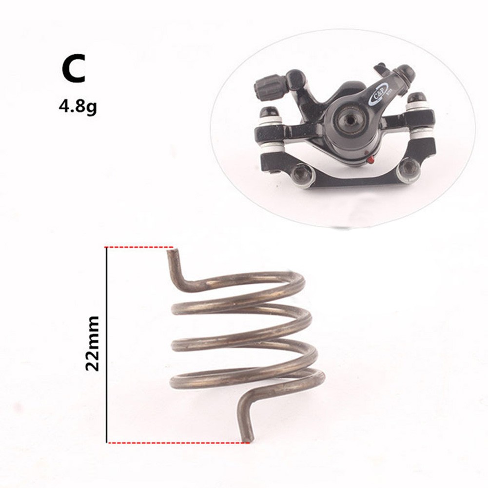 Ressort de frein à disque de vélo pour BB5 BB7, étriers mécaniques en acier, bras de frein à disque mécanique, pince à circlips, partie de ressort de rappel: Rouge