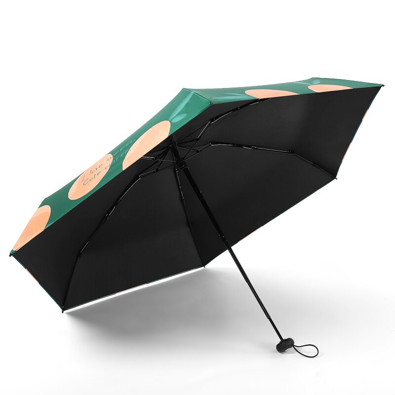 Mini small Umbrella Five-folding Sun protection Anti-UV UPF50+ umbrella parapluie folding women pocket Umbrellara in women