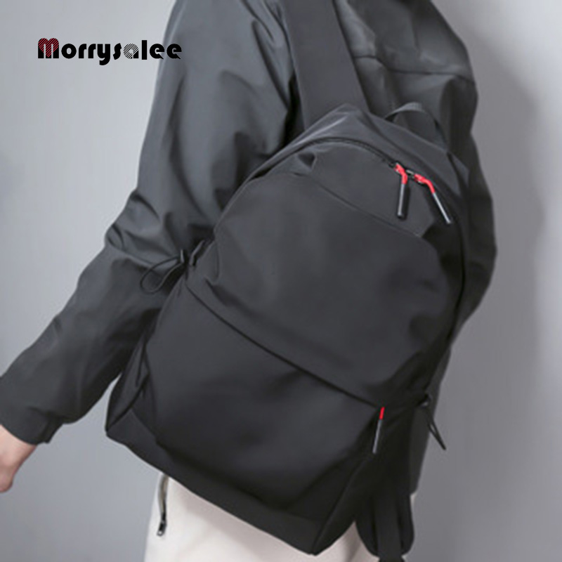 Men Backpack for 15.0 Inches Laptop Back Pack Large Capacity Students Backpack Pleated Casual Style Bag Water Repellent