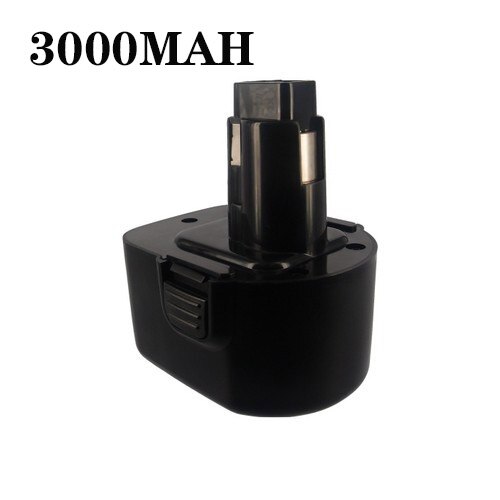 12V 3000mAh 3.0AH Pour Black & Decker PS130 PS130A outil électrique batterie A9252 A-9252 A9275 A-9275 A9266 L10: 3000MAH