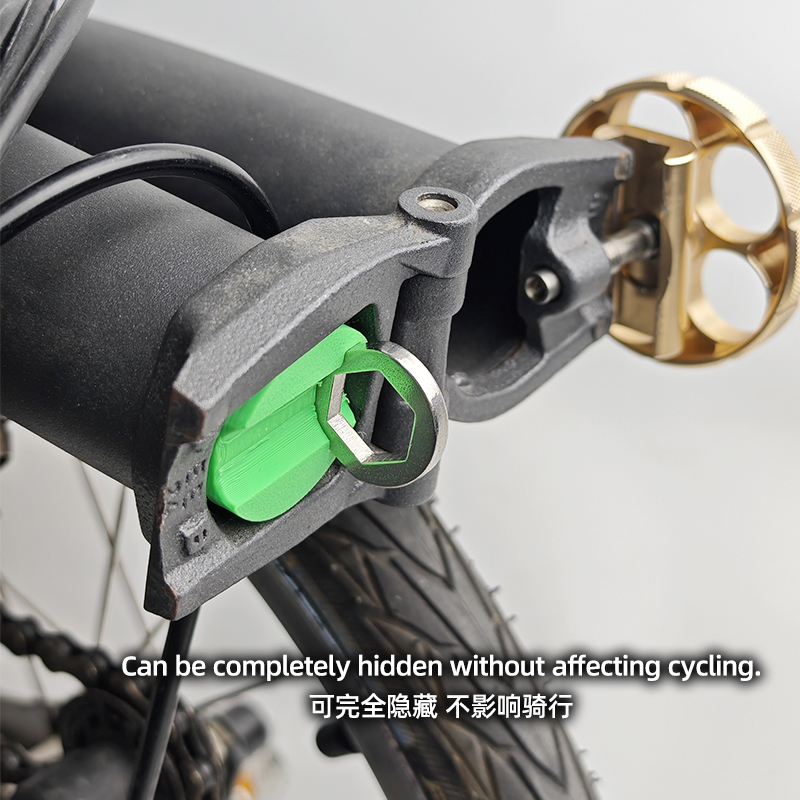 Bicycle Hidden Repair Tools Outfit For Brompton Magnet Frame Inner Storage Bag And Wrench Bicycle Mounting Repair Box