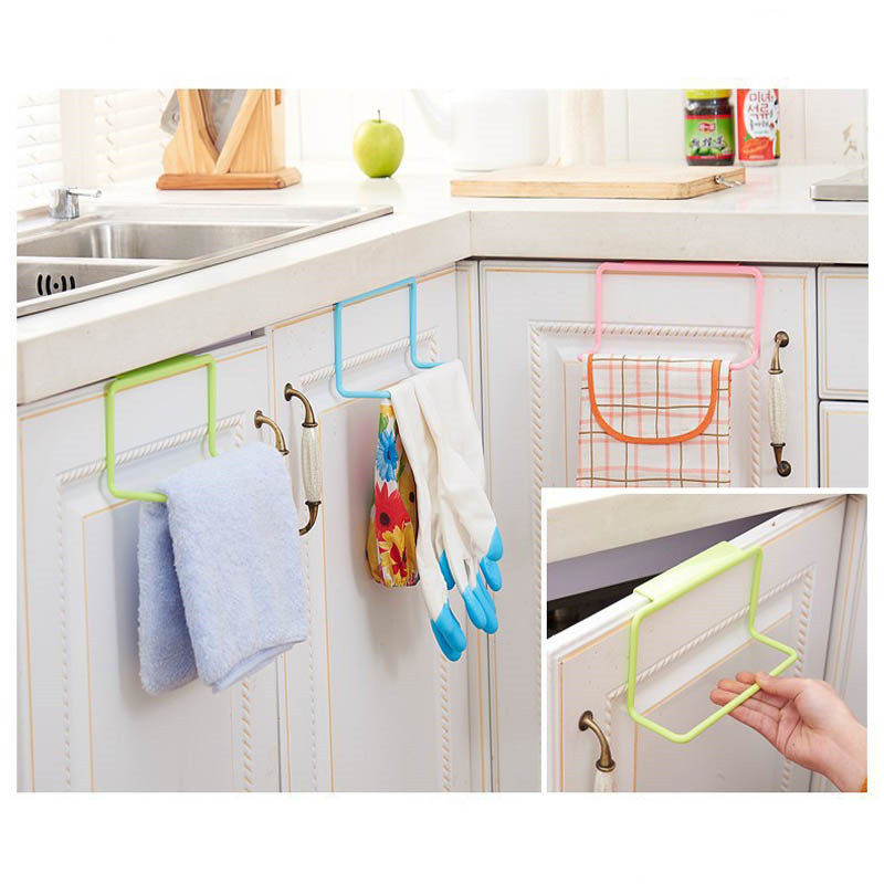 Handdoek Rekken Voor Bad Plastic Handdoekenrek Opknoping Houder Organizer Keuken Accessoires Badkamer Kast Kast Hanger