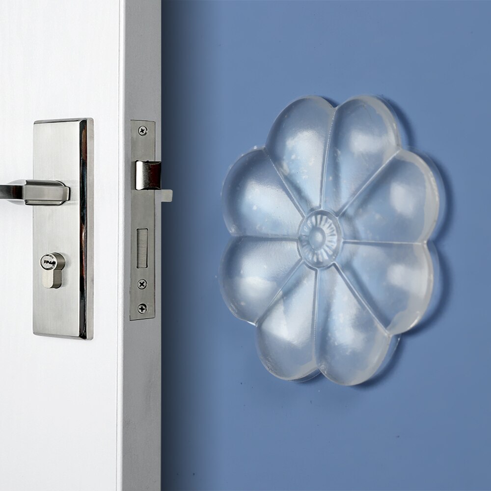 Mute Deur Stoppers Muur Bescherming Veiligheid Schokdemper Deurklink Bumpers Security Pu Waterable Transparante Muur Protectors