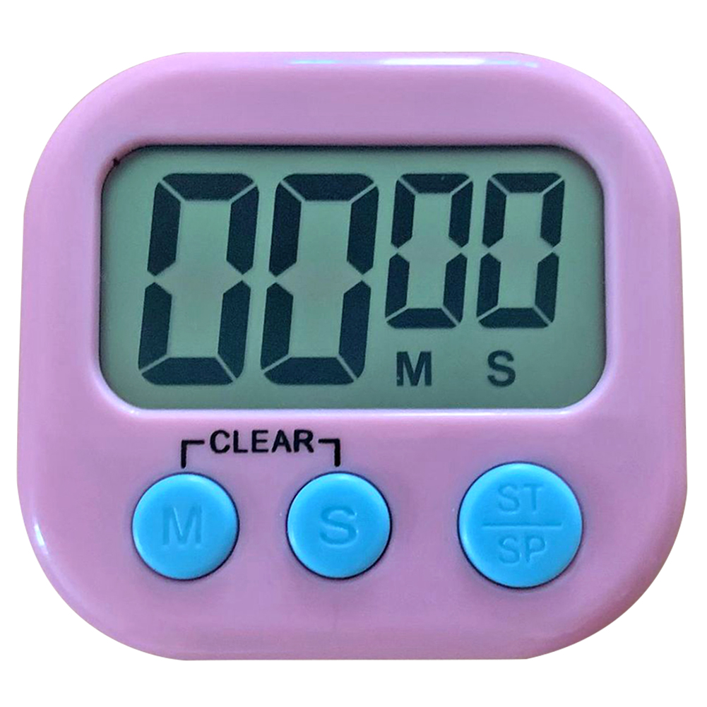 LCD Electronic Digital Display Screen Timer Magnetic Cooking Table Countdown Alarm Clock Stopwatch with Stand for Kitchen