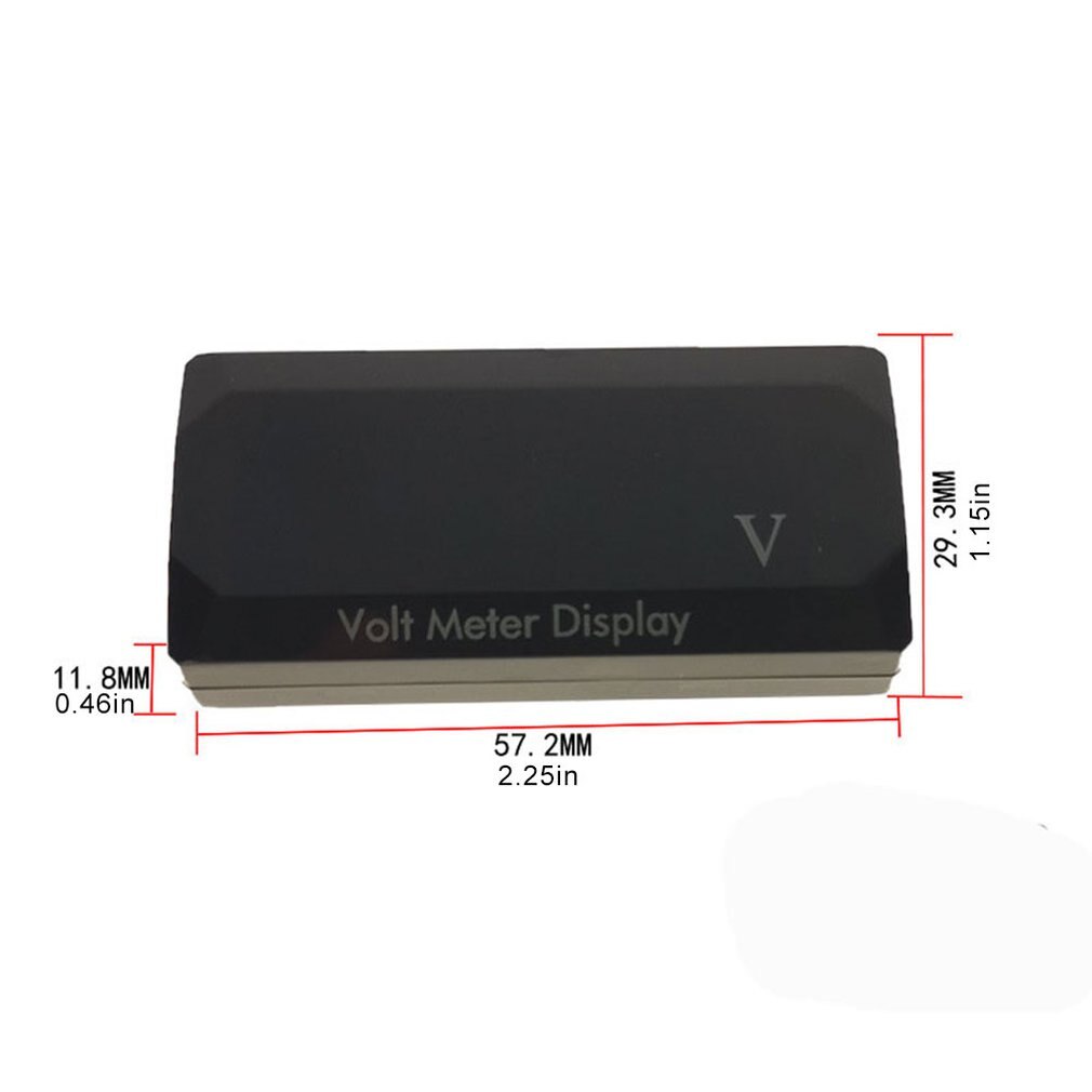 Auto Digitale Display Voltmeter 12V Voltmeter Universele Gemodificeerde Digitale Voltmeter Auto Accessoires Duurzaam