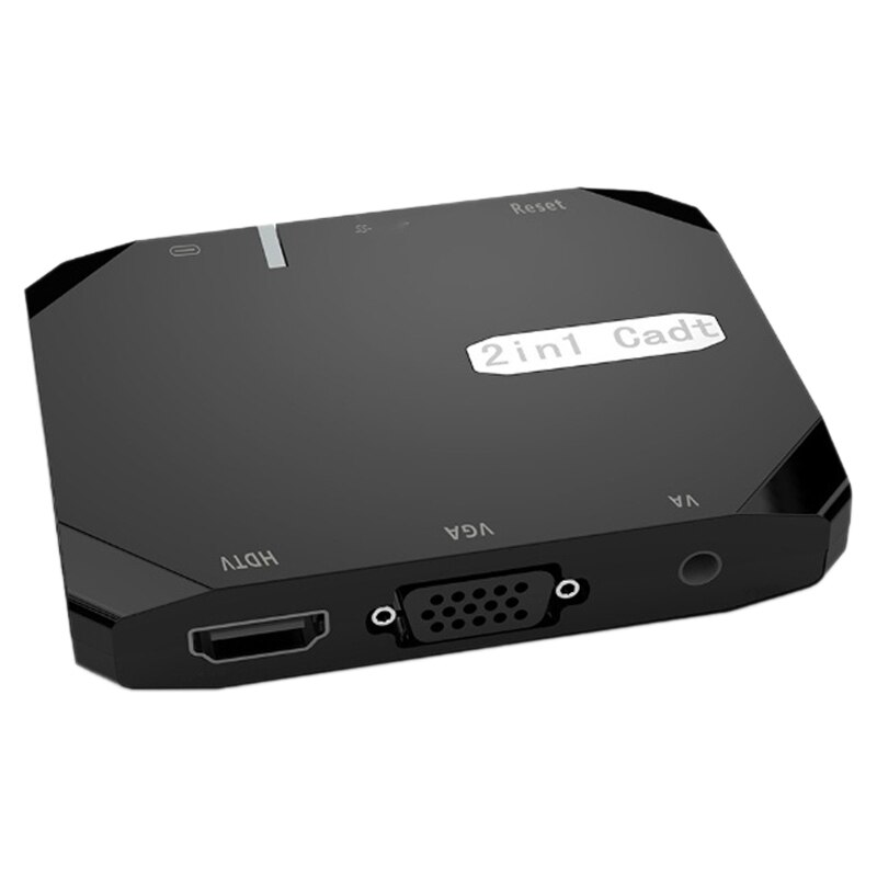 MOOL Wireless Display Dongle 1080P Wireless Hdmi+Vga Projection Sn Converter for Android/Phone/Pc/Tv/Monitor/Projector: Default Title