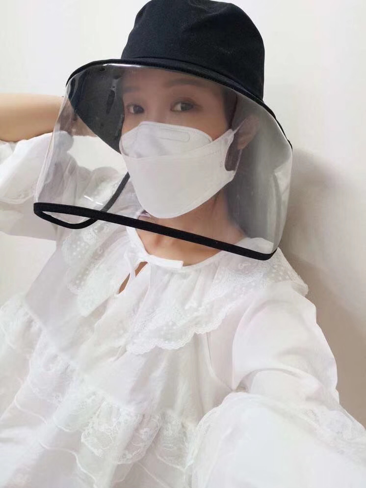 Outdoor Safety Helmet Defence Droplet Defence Viruses Full Face Security Mask Men Women Sunscreen Fisherman Hats