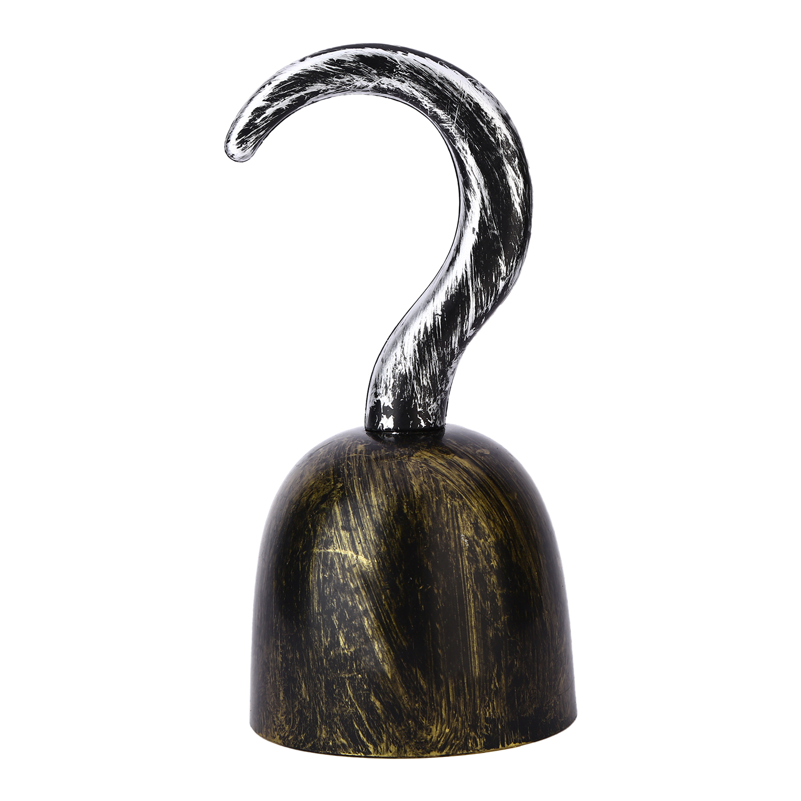 Gancio pirata Mano Decorazioni di Halloween Prop Armi Simulazione Pirati Puntelli per prestazioni Caribbie Capitano Giocattoli per bambini Adulti: Default Title