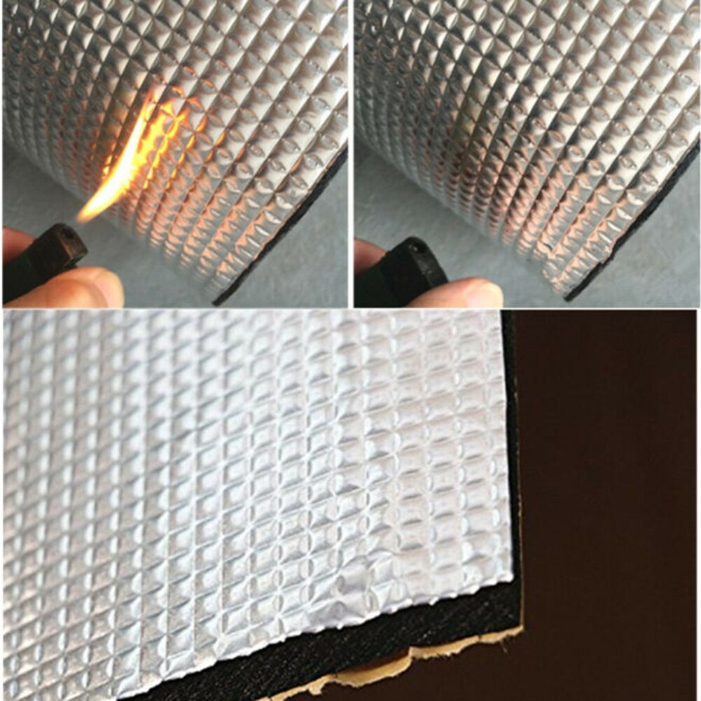 Insulation Car Sound Heat Insulation Mat Heat Barrier Mat 50x30cm Accessory 7mm