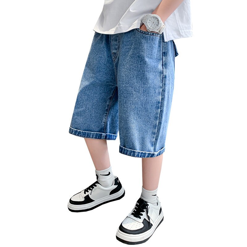 Pantaloncini sportivi per bambini estate Casual cotone nuovi arrivi abiti moda pantaloni elastici in vita pantaloni corti allentati per studenti 5-14 anni