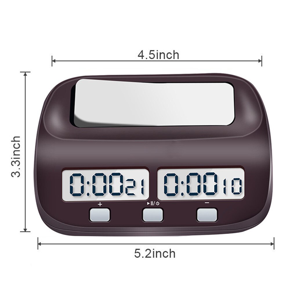 LEAP Digital Chess Clock Count Up Down Timer Sports Electronic Chess Clock I-GO Competition Board Game Chess Watch