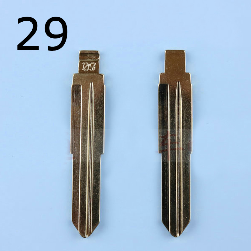 Remote Key Blade #4 #22 #25 #29 #39 #57 #69 #67 #62 Car key embryo Right Left Blade Car Key Embryo replacing the key head: 29
