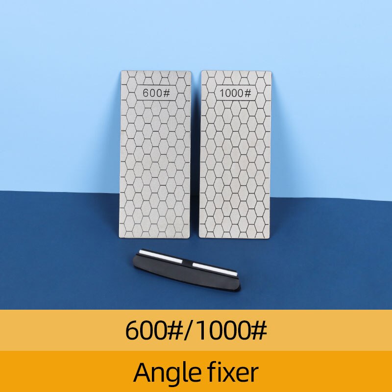 Afilador de cuchillo de diamante piedra de afilar de accesorios de herramientas de cocina Gadgets 1- 4 Uds conjunto Grit 400 de 600 de 1000 bien Whetstone: 600 1000 Locator