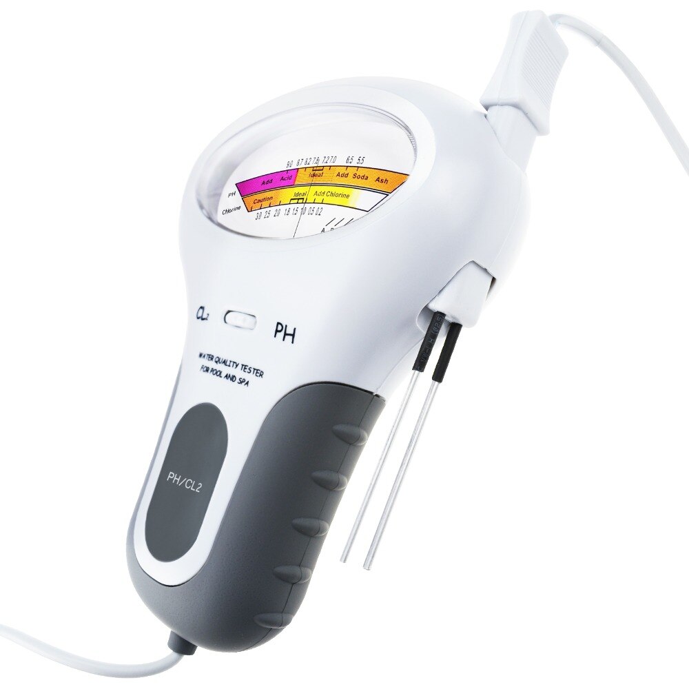 Draagbare 2 In 1 Water Ph En Gratis Chloor CL2 Level Tester Meter Voor Zwembad Spa Drinkwater Tester