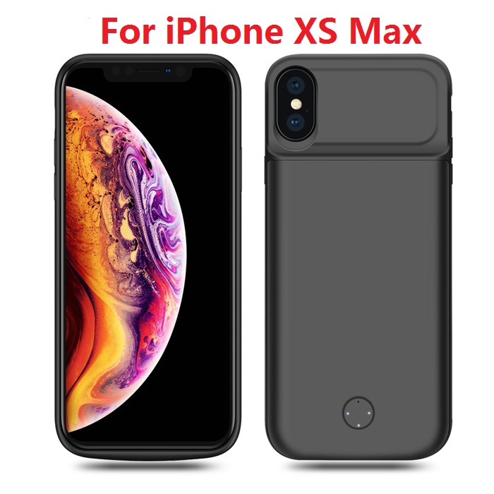 4000mAh Power Bank Battery Charger Case For iPhone SE 5SE 5 5S 6 6s Case Powerbank Charger Case For iPhone XS/Xr/XS Max/7 8 Plus: For iPhone XS Max