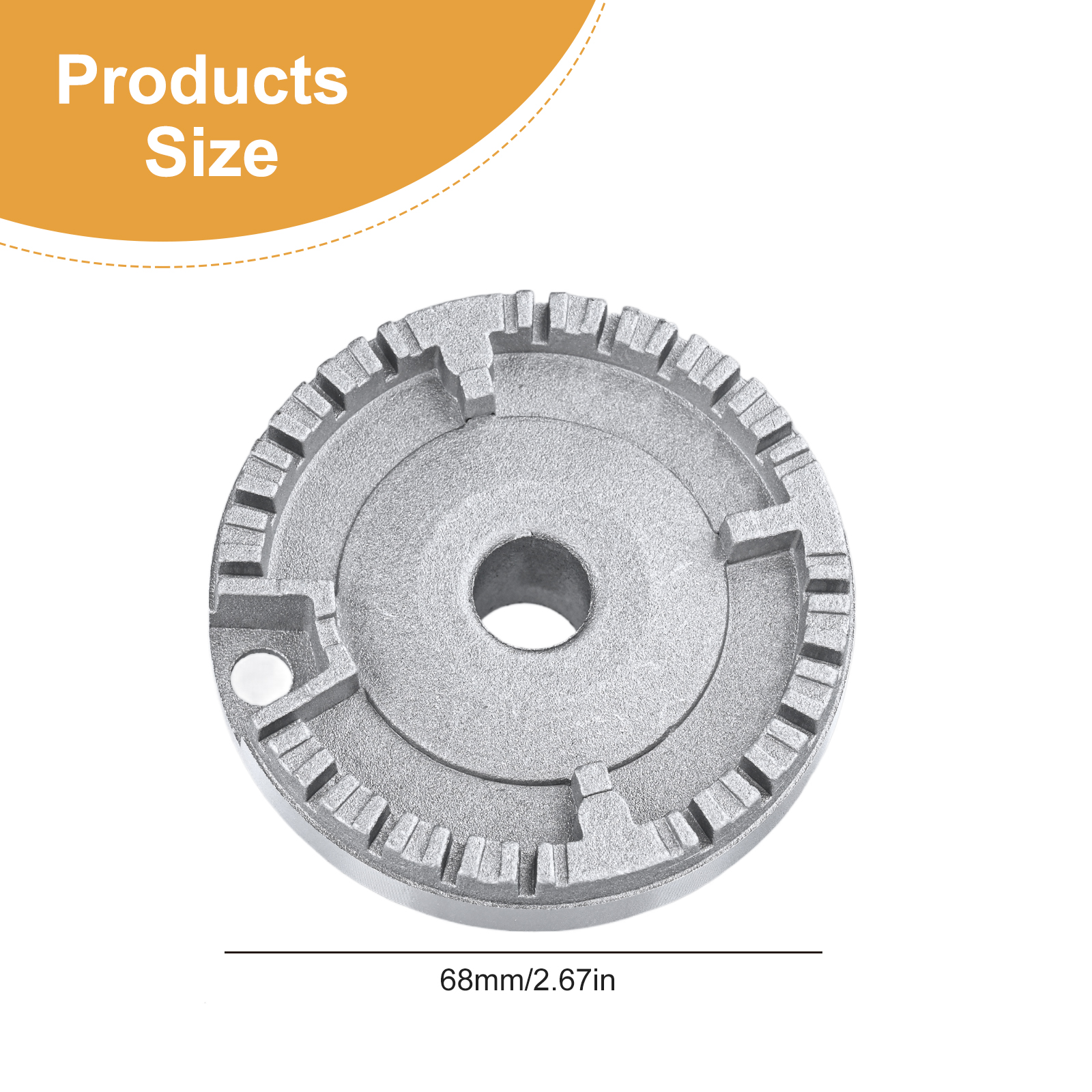 47mm/68mm/94mm/125mm Gas Stove Ignition Switch Stove Burner Dividers For SABAF Burner Embedded Gas Stove Kitchen Accessories: light green