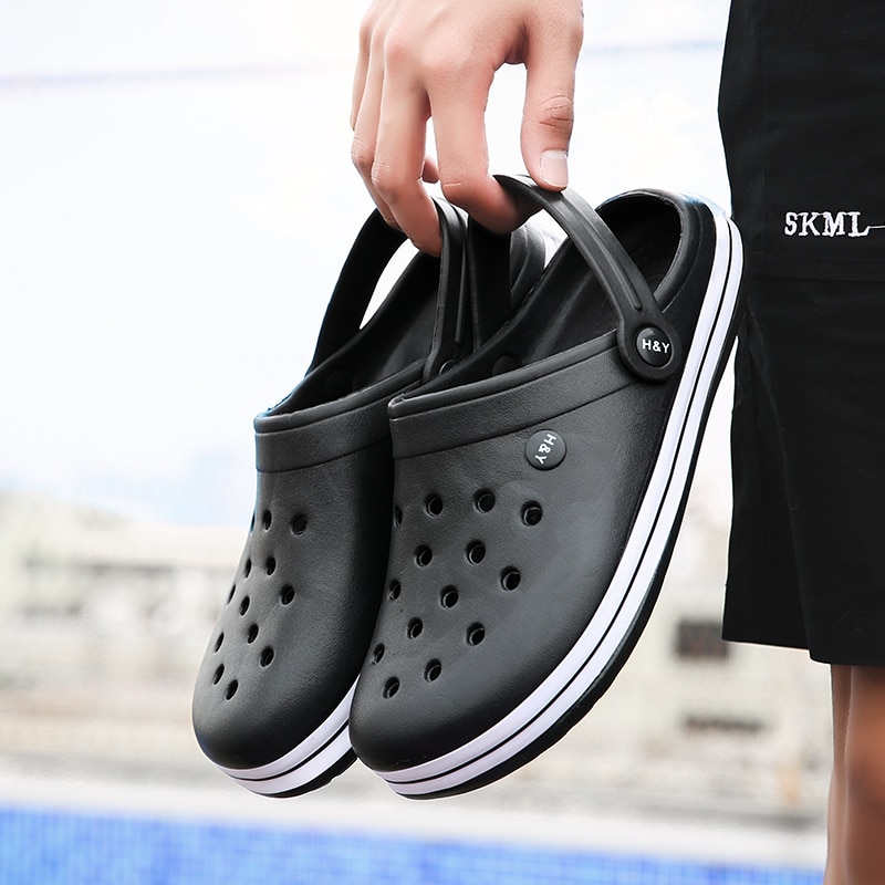 Sabot Original confortable femmes hommes classique sandales d'été en plein air chaussures de plage Fit Flop sans lacet jardin eau Ombre pantoufles