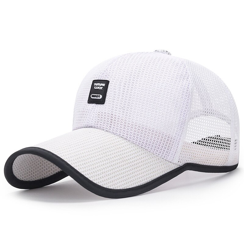 [northwood] merkki kesälakki naamiointi mesh baseball-lippis kesä miesten lippalakki naisten isähattu gorras hengittävä kuorma-auton lippis: Valkoinen