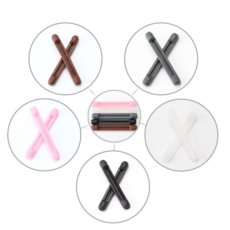 Occhiali trasparenti antiscivolo in Silicone gancio per l'orecchio supporto per punte del tempio accessori per occhiali occhiali occhiali da sole fissi coprigambe