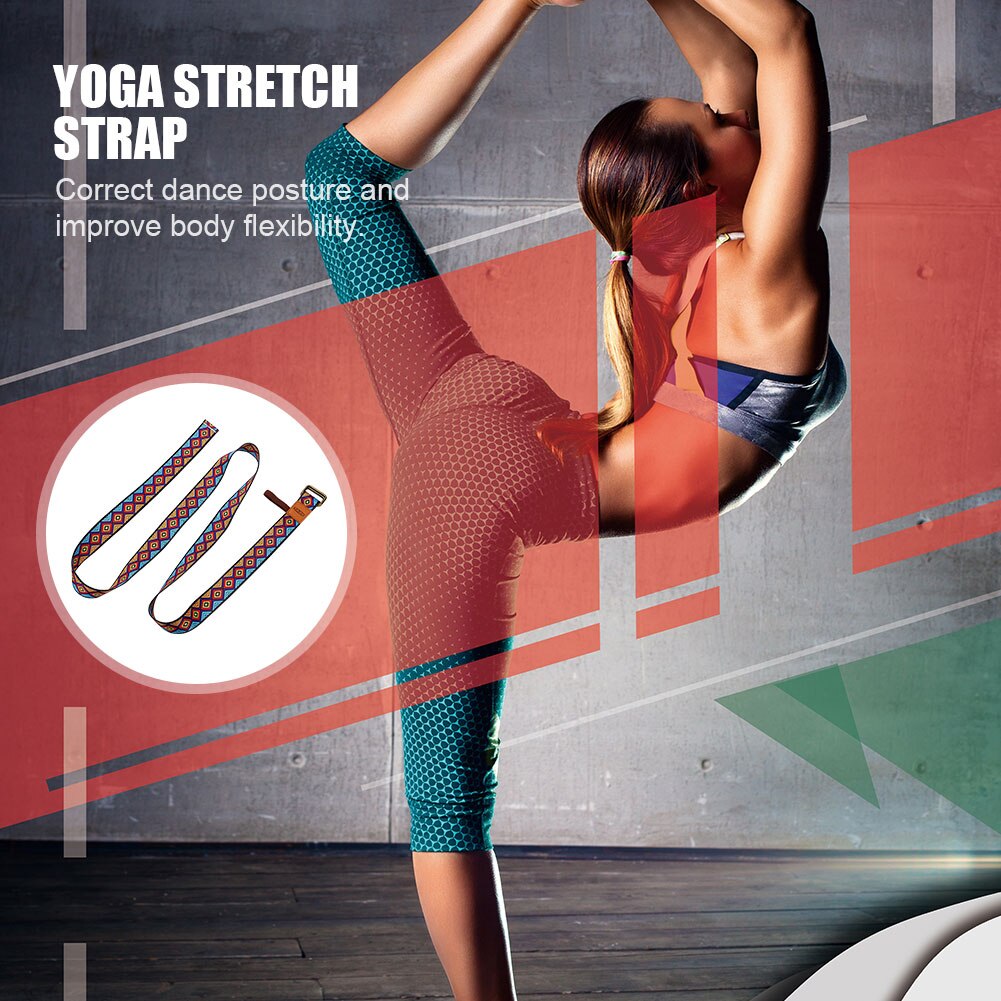 Yoga Pull Riem Riem Elastische Dans Stretch Fitness Oefening Weerstand Band Vrouwen Pilates Gym Oefening Resistance Bands