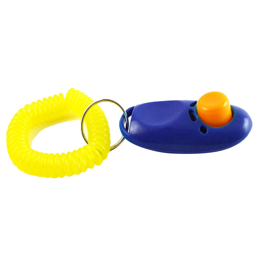 6 Colors Pet Dog Clicker Training Trainer Aid Wrist Dogs Clickers Stop Barking Pet Training Repeller Pet Products: blue