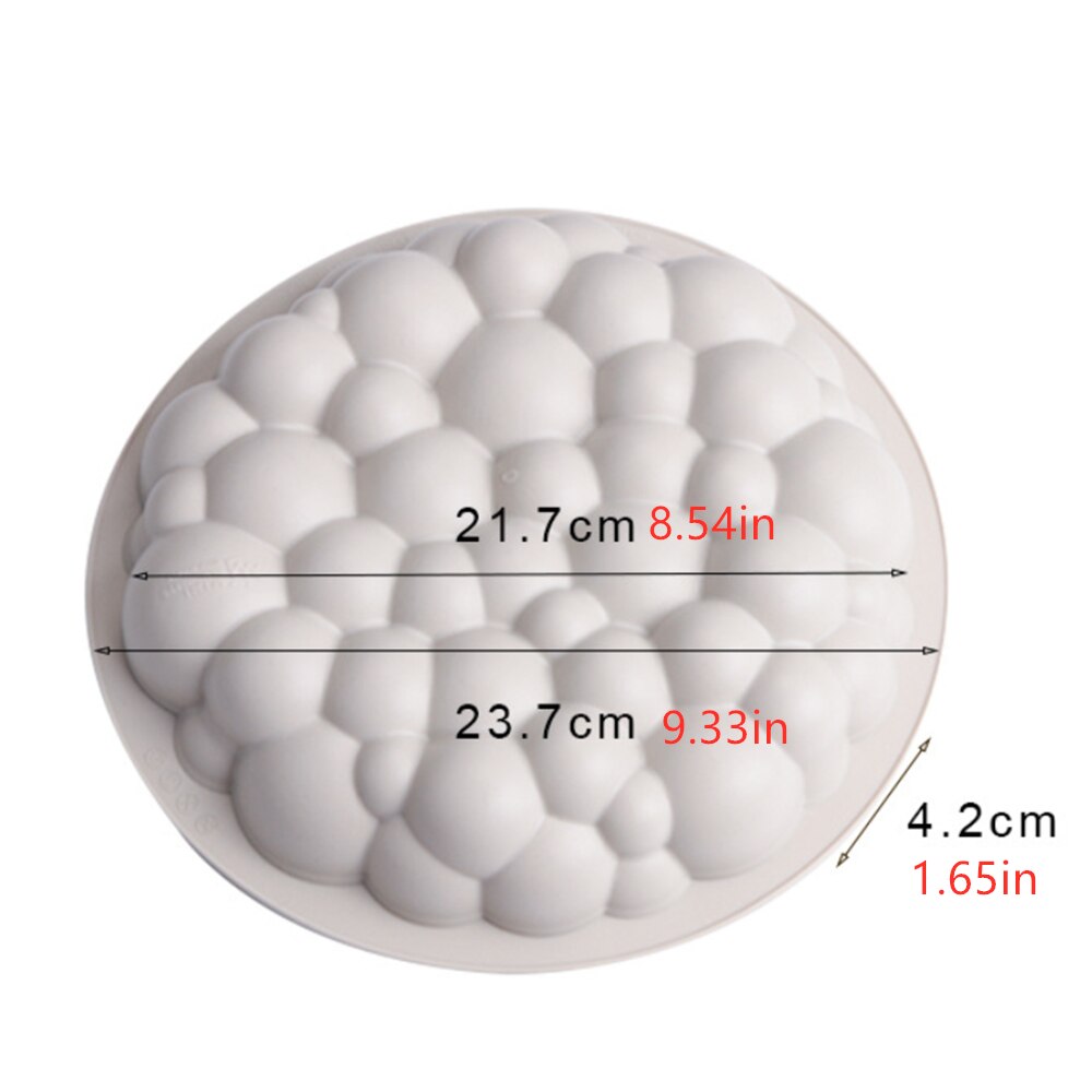 Rund molnform silikonform moln bubbelmousse tårtform dessert silikon tårtmousseform dessert dekoration tårtverktyg