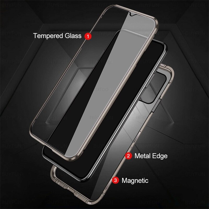 Dla xiaomi 11 t pro case 360 ° dwustronne szkło hartowane magnetyczne klapki xiaomi11t xiomi 11 t mi11t pro metalowy zderzak protect coque