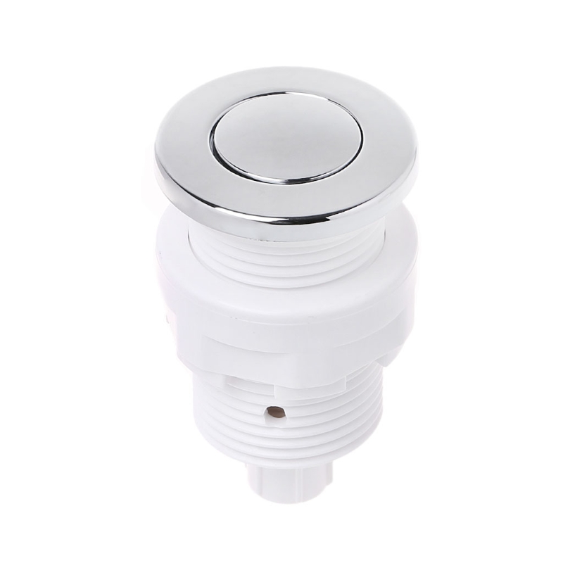 On Off Push Air Switch Button 28mm/32mm For Bathtub Spa Waste Garbage Disposal Whirlpool Pneumatic Switch