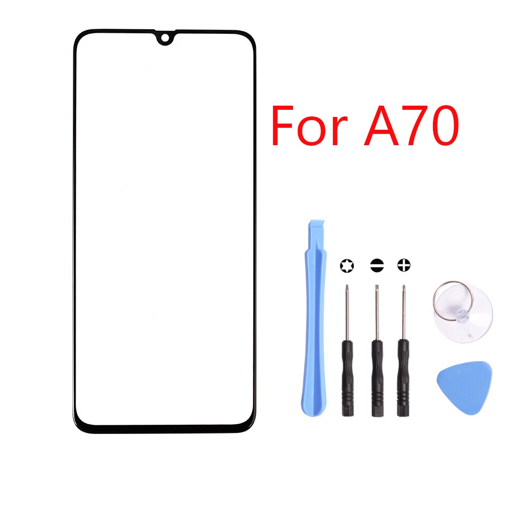 Telefoon Touch Screen Voor Samsung Galaxy A10 A10S A20 A30 A40 A50 A60 A70 Touch Screen Voor Glas Panel Touchscreen lcd Outer Dis: A70 with tool