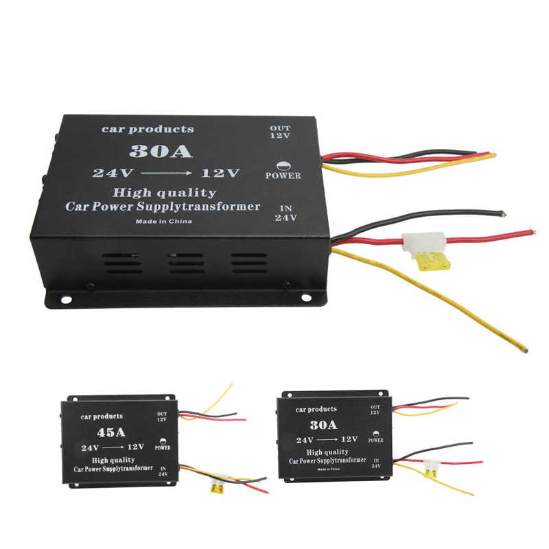 24V To 12V Converter DC24V To 12V Car Voltage Reducer for Buses