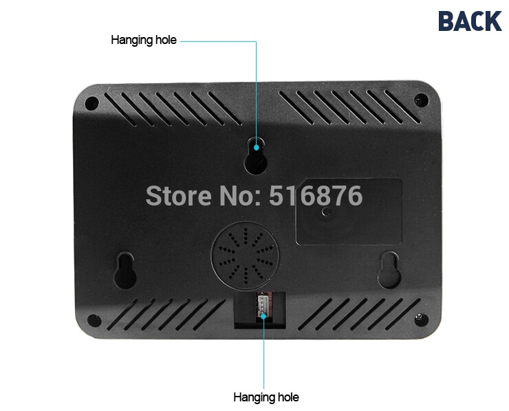 Biometric Fingerprint Time Attendance Time Clock Recorder Employee Digital Electronic Attendance Machine W/ Charger Adapter A5