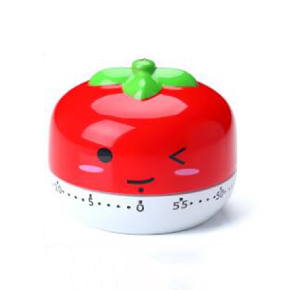 Portable 60 Minute Tomato Kitchen Machine Timer Cooking Countdown Countdown Alarm Clock Egg Cooking Assistant: Purple 