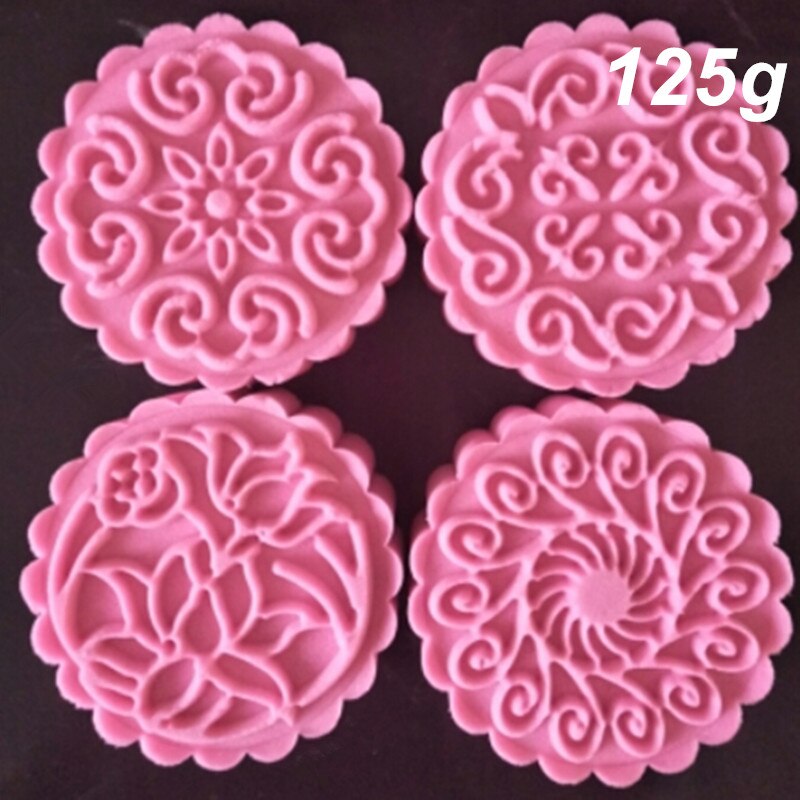 Moule à gâteau en forme de lune, 75g, 100g, 125g, outils de pâtisserie ronde pression manuelle, moule à gâteau en forme de lune en option 1 ensemble: HY16