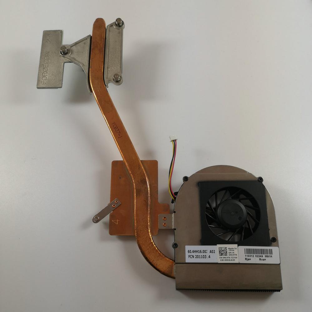 Novo original para dell inspiron 15r m5010 m501r n5010 ventilador de refrigeração do dissipador calor k28pw nc4tx 3t25w dfb45100m20t f91g ventilador refrigerador
