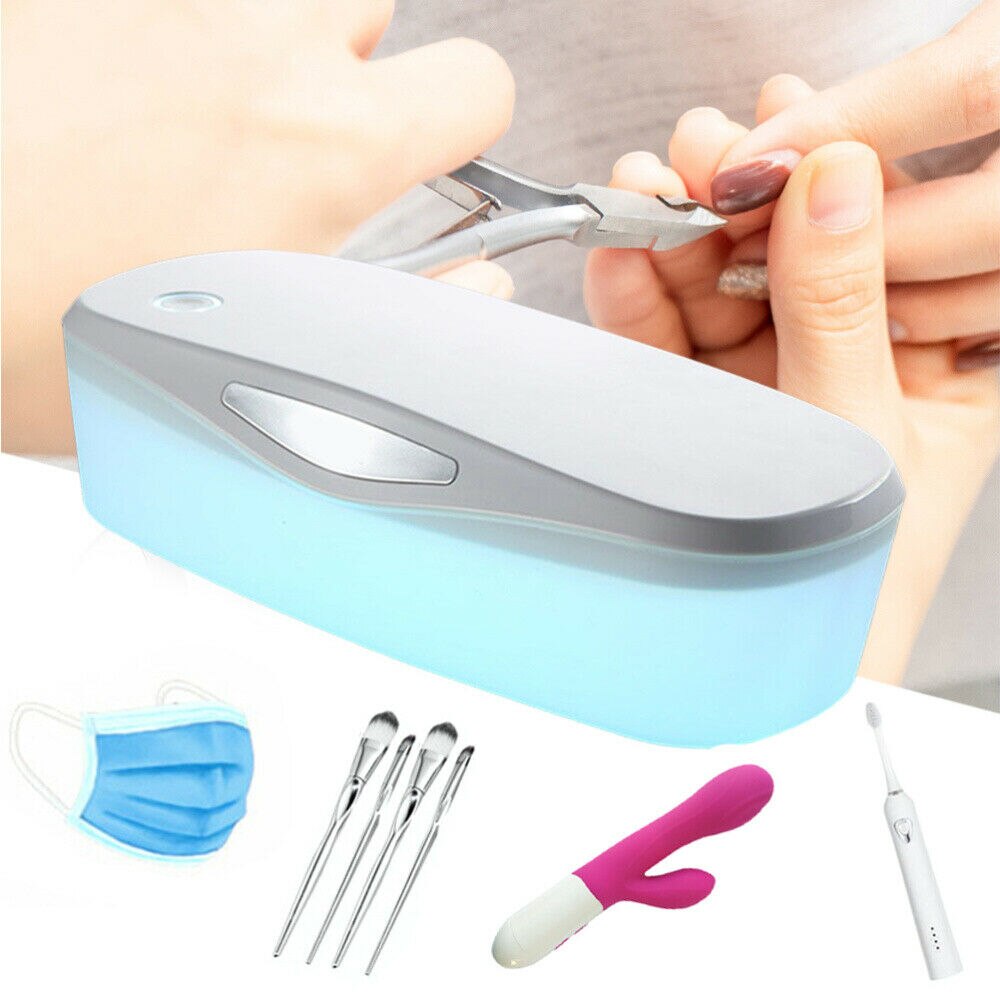 Portable UV Sterilizer Cabinet Disinfection Box Ultraviolet Disinfector for Phone Toothbrush Masks Sterilizer Safety Hygiene