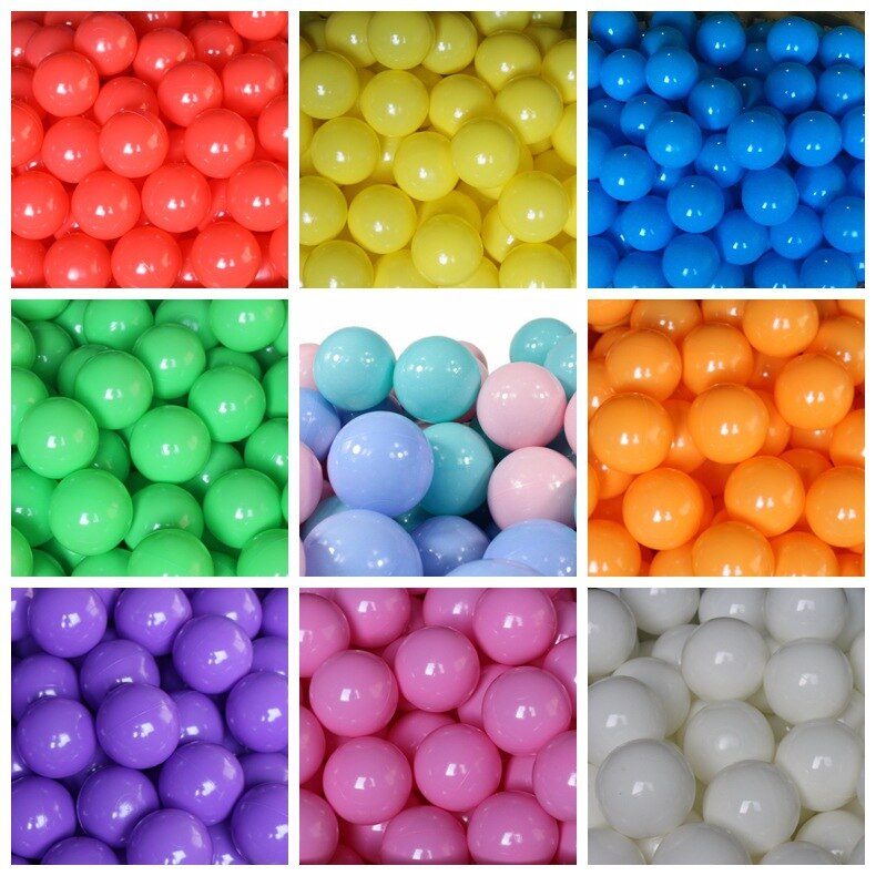 8cm Many Colors 30pcs/lot Optional Eco-Friendly Big Balls Safe Soft Ocean Ball Funny Baby Toy Kid Water Pool Ocean Ball Pits