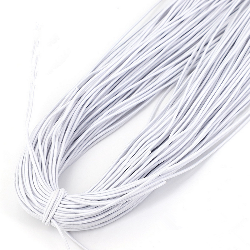 1.2mm gumką elastyczna nić DIY wykonane ręcznie wyszywane koralikami elastyczna nić na wyrób biżuterii bransoletka i naszyjnik: 12mm / WHITE