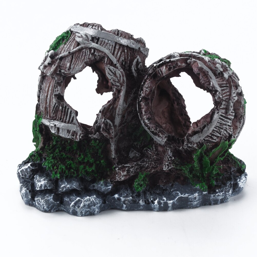 Landskab udsøgt tilbehør harpiks kunstig bakke håndværk undervands simulering akvarium hule akvarium ornament: Default Title